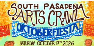 Graphic: South Pasadena Chamber of Commerce | The South Pasadenan | Fall Arts Crawl 2026