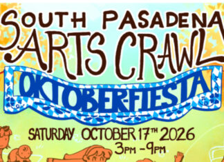 Graphic: South Pasadena Chamber of Commerce | The South Pasadenan | Fall Arts Crawl 2026