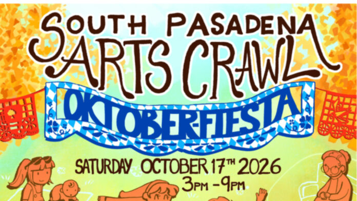 Graphic: South Pasadena Chamber of Commerce | The South Pasadenan | Fall Arts Crawl 2026