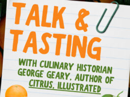 Talk & Tasting with Culinary Historian George Geary Graphic: City of South Pasadena | The South Pasadenan | Talk and Tasting with Culinary Historian George Geary
