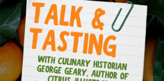 Graphic: City of South Pasadena | The South Pasadenan | Talk and Tasting with Culinary Historian George Geary