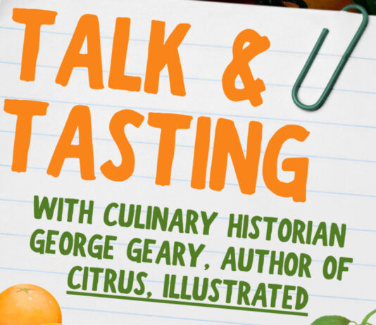 Talk & Tasting with Culinary Historian George Geary Graphic: City of South Pasadena | The South Pasadenan | Talk and Tasting with Culinary Historian George Geary