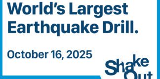 PHOTO: Earthquake Country Alliance | The South Pasadenan | Great California ShakeOut Drill Coming on October 16