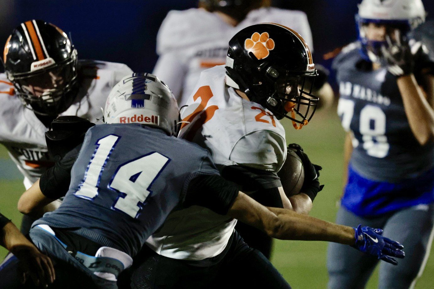 | The South Pasadenan | South Pasadena News PHOTO: Dan Rider | The South Pasadenan News | Tigers Roll Past San Marino in Football. South Pasadena High snapped a two game losing streak to rival San Marino, handing the Titans a 24-17 loss on the road in the 70th meeting between the two schools