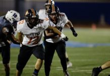 FOOTBALL CIF FINALS | South Pasadena High School Semi-Final Away Game Puts Tigers in Victorville Friday PHOTO: Dan Rider | The South Pasadenan | SPHS FOOTBALL SEMI FINALS FRIDAY | South Pasadena High, one step away from playing for the CIF-Southern Section 10 football championship in football, goes on the road Friday to take on Silverado of Victorville in a 7 p.m. game.