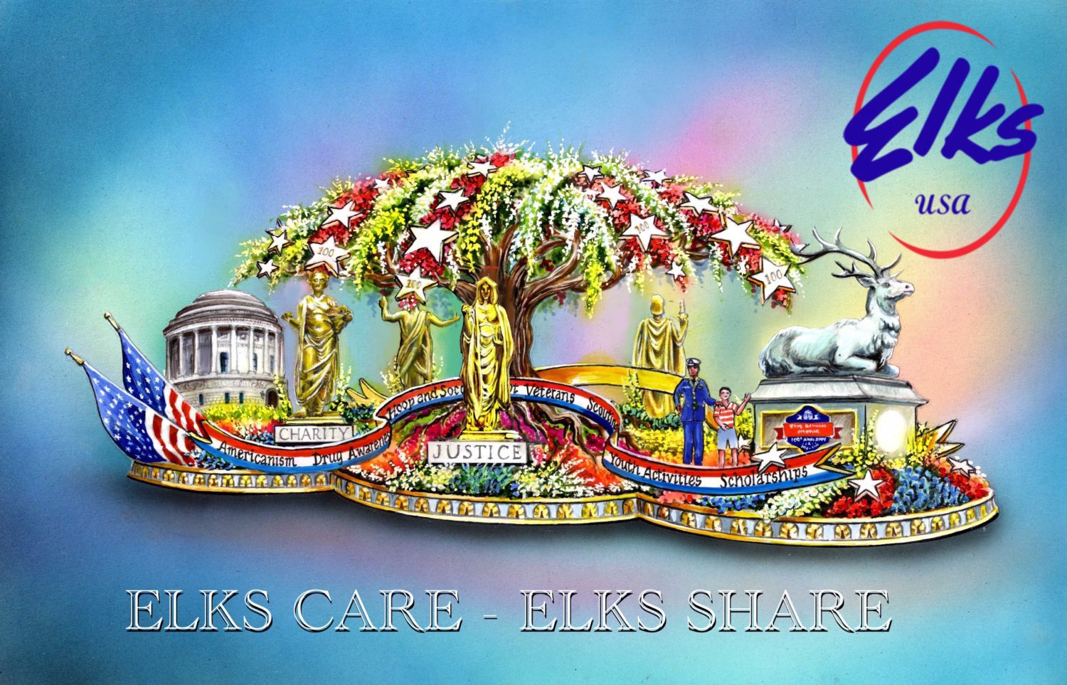 PHOTO: Pasadena Tournament of Roses | The South Pasadenan | Elks Float