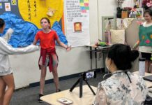 SPMS Mandarin Classes Celebrate Mid-Autumn Moon Festival PHOTO: SPUSD | The South Pasadenan | SPMS Mandarin Classes Celebrate Mid-Autumn Moon Festival