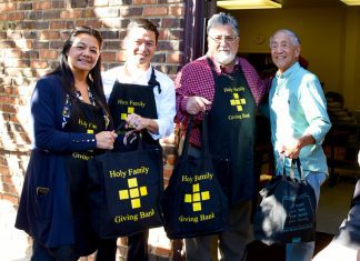 State Senator Anthony Portantino Visits Holy Family Church Giving Bank