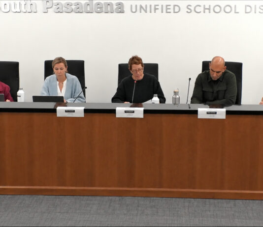 Screencap: October 13 Board Meeting | The South Pasadenan | SPUSD Board Meeting last October 13 2026