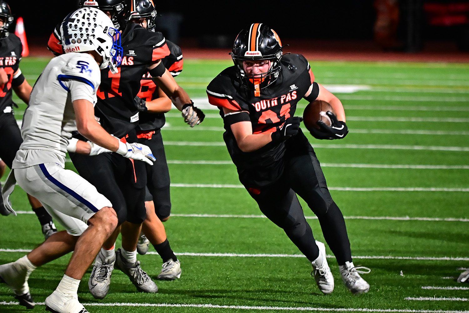 | The South Pasadenan | South Pasadena News PHOTO: Jame Jontz | SPHS Tigers Football | Homecoming Win Over San Marino High School