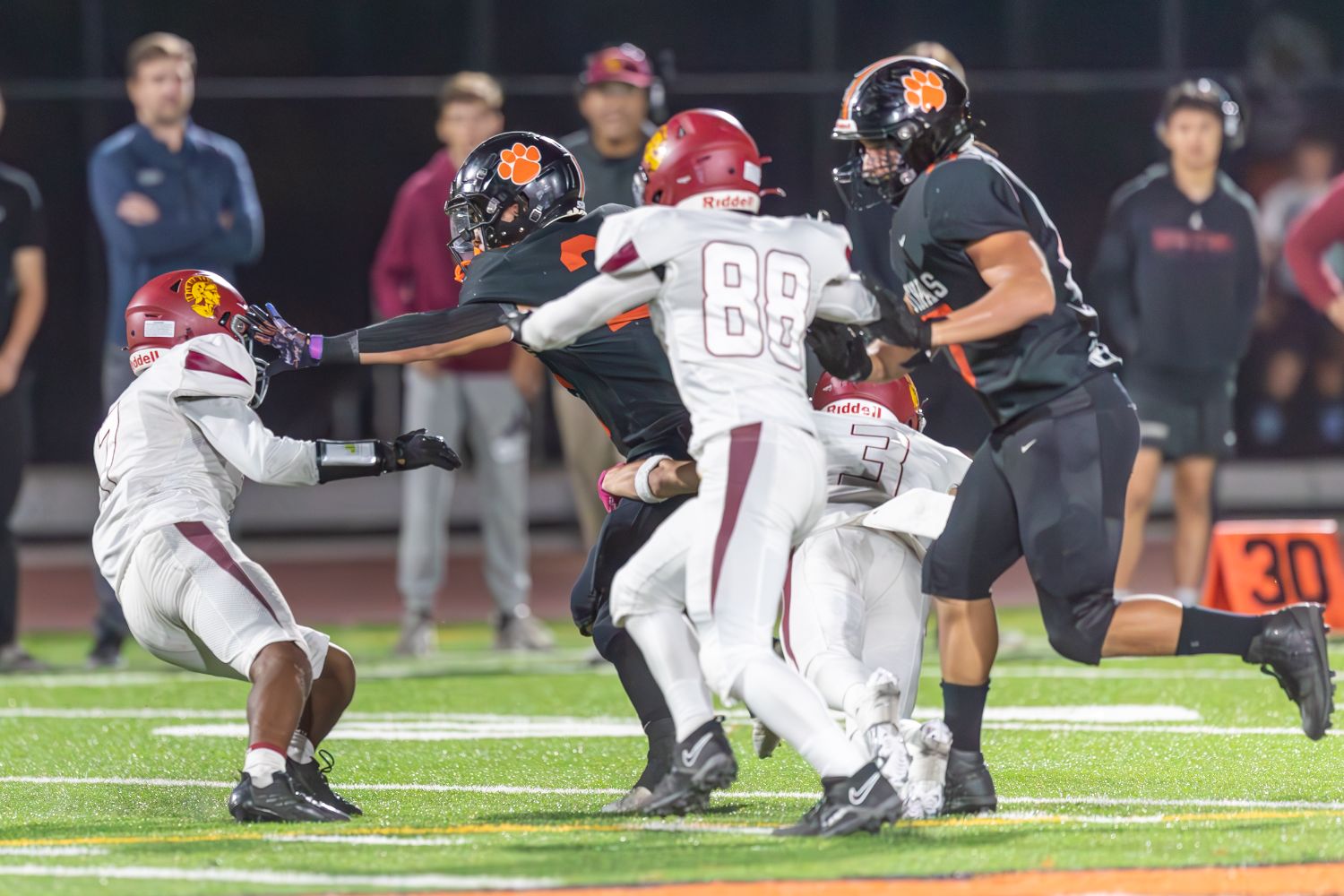 PHOTO: Dan Rider | The South Pasadenan News | SPHS/South Pasadena Football Homecoming Win over La Canada Oct. 20, 2023.
