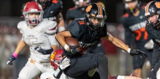 PHOTO: Dan Rider | The South Pasadenan News | SPHS/South Pasadena Football Homecoming Win over La Canada Oct. 20, 2023.