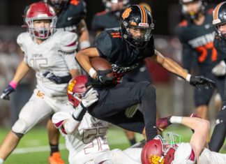 PHOTO: Dan Rider | The South Pasadenan News | SPHS/South Pasadena Football Homecoming Win over La Canada Oct. 20, 2023.