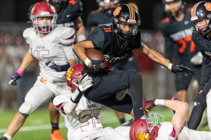 PHOTO: Dan Rider | The South Pasadenan News | SPHS/South Pasadena Football Homecoming Win over La Canada Oct. 20, 2023.
