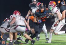 PHOTO: Dan Rider | The South Pasadenan News | SPHS/South Pasadena Football Homecoming Win over La Canada Oct. 20, 2023.