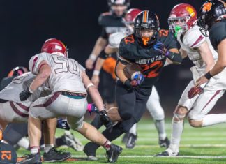 PHOTO: Dan Rider | The South Pasadenan News | SPHS/South Pasadena Football Homecoming Win over La Canada Oct. 20, 2023.
