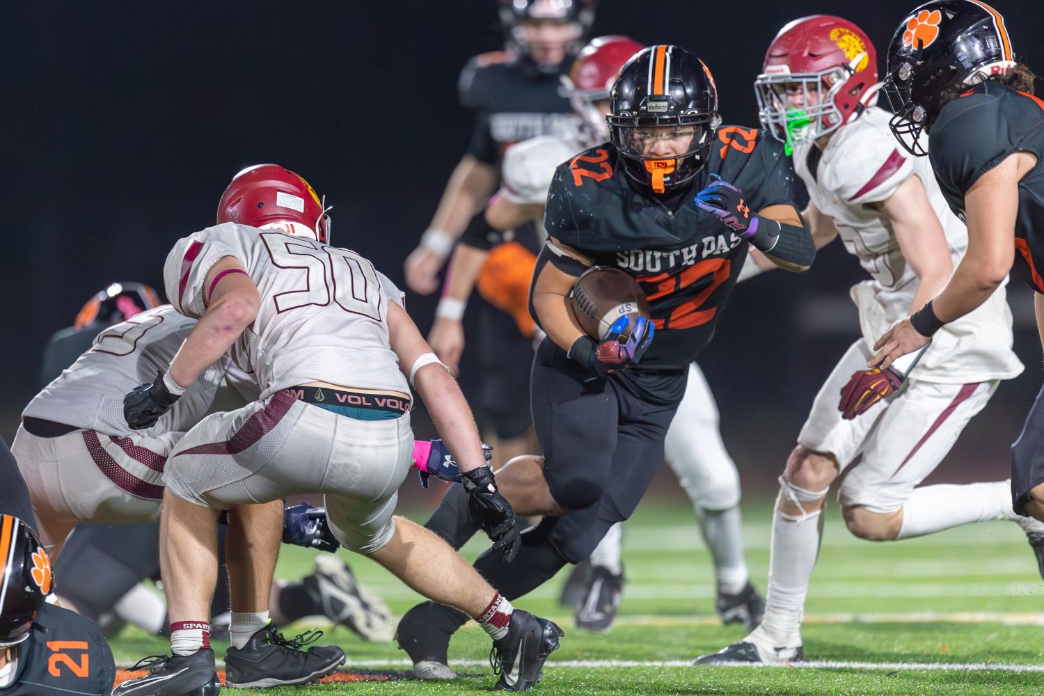 PHOTO: Dan Rider | The South Pasadenan News | SPHS/South Pasadena Football Homecoming Win over La Canada Oct. 20, 2023.