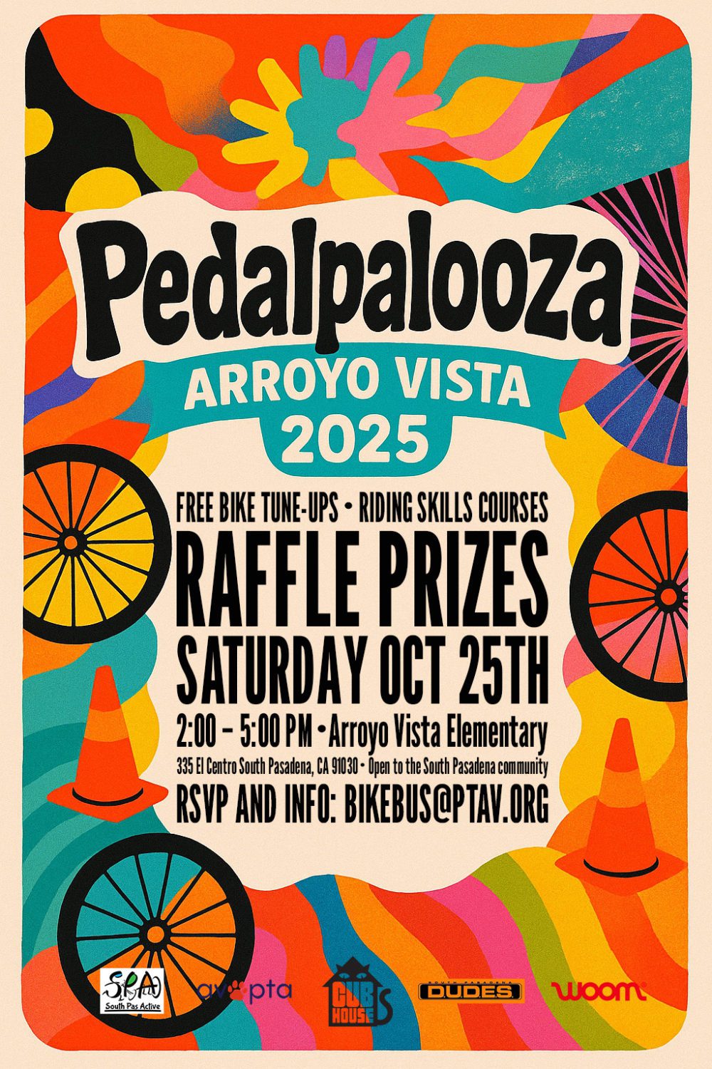 | The South Pasadenan | South Pasadena News pedalpalooza South Pasadena : Arroyo Vista Elementary. A Bicycle-Centric South Pasadena Community-wide Event Friday, October 25th, 2 to 5 PM