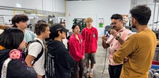 PHOTO: More than 25 SPHS students visited Blue Robotics in Torrance, Calif. (Photo Courtesy of South Pasadena High School)