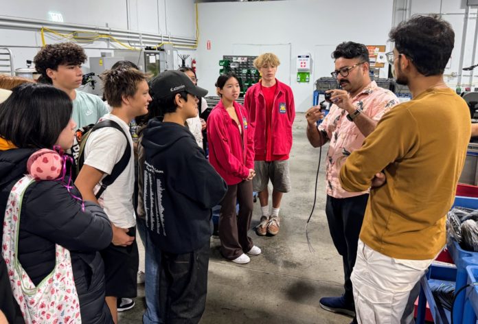 PHOTO: More than 25 SPHS students visited Blue Robotics in Torrance, Calif. (Photo Courtesy of South Pasadena High School)