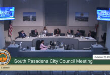 Screencap: Oct. 21 City Council Meeting | The South Pasadenan
