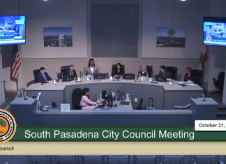 Screencap: Oct. 21 City Council Meeting | The South Pasadenan