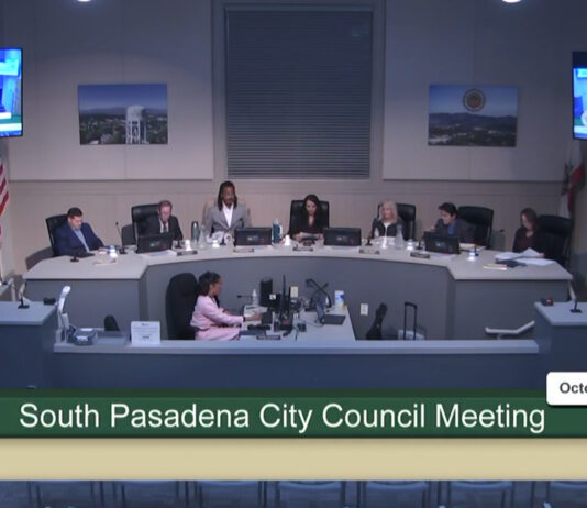 Screencap: Oct. 21 City Council Meeting | The South Pasadenan