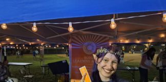 PHOTO: 'Hodis Learning' staff tutors bring some popular creative magic to this year's 'Spooktacular' hosted by the City of South Pasadena at Orange Grove Park, Friday October 25, 2024.