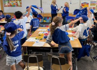 PHOTO: SPUSD | The South Pasadenan | Dodger Fever Spreads to Marengo Elementary