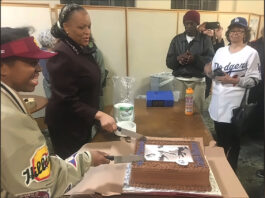 PHOTO: Steve Fjeldsted | The South Pasadenan | Jackie Robinson Cake-Cutting Ceremony