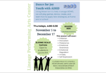 Lineage Performing Arts Center Offers Dance for Joy for Youth with ADHD Graphic: Lineage Performing Arts Center | The South Pasadenan | Lineage Performing Arts Center Offers Dance for Joy for Youth with ADHD