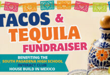 Rotary Club’s Tacos & Tequila Fundraiser | South Pasadena Students Fundraise to Build a Home in Mexico Graphic: Rotary Club South Pasadena | The South Pasadenan | Rotary Club of South Pasadena hosts Tacos & Tequila fundraiser at Lost Parrot Café
