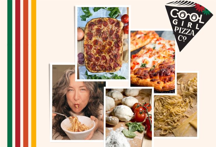 'cool girl pizza' South Pasadena | Make your own pizza, with the ease of these homemade pizza kits! We use the freshest seasonal ingredients, our own homemade dough and sauce, plus $5 from each pizza kit goes to the LA Food Bank. Delicious and purposeful!