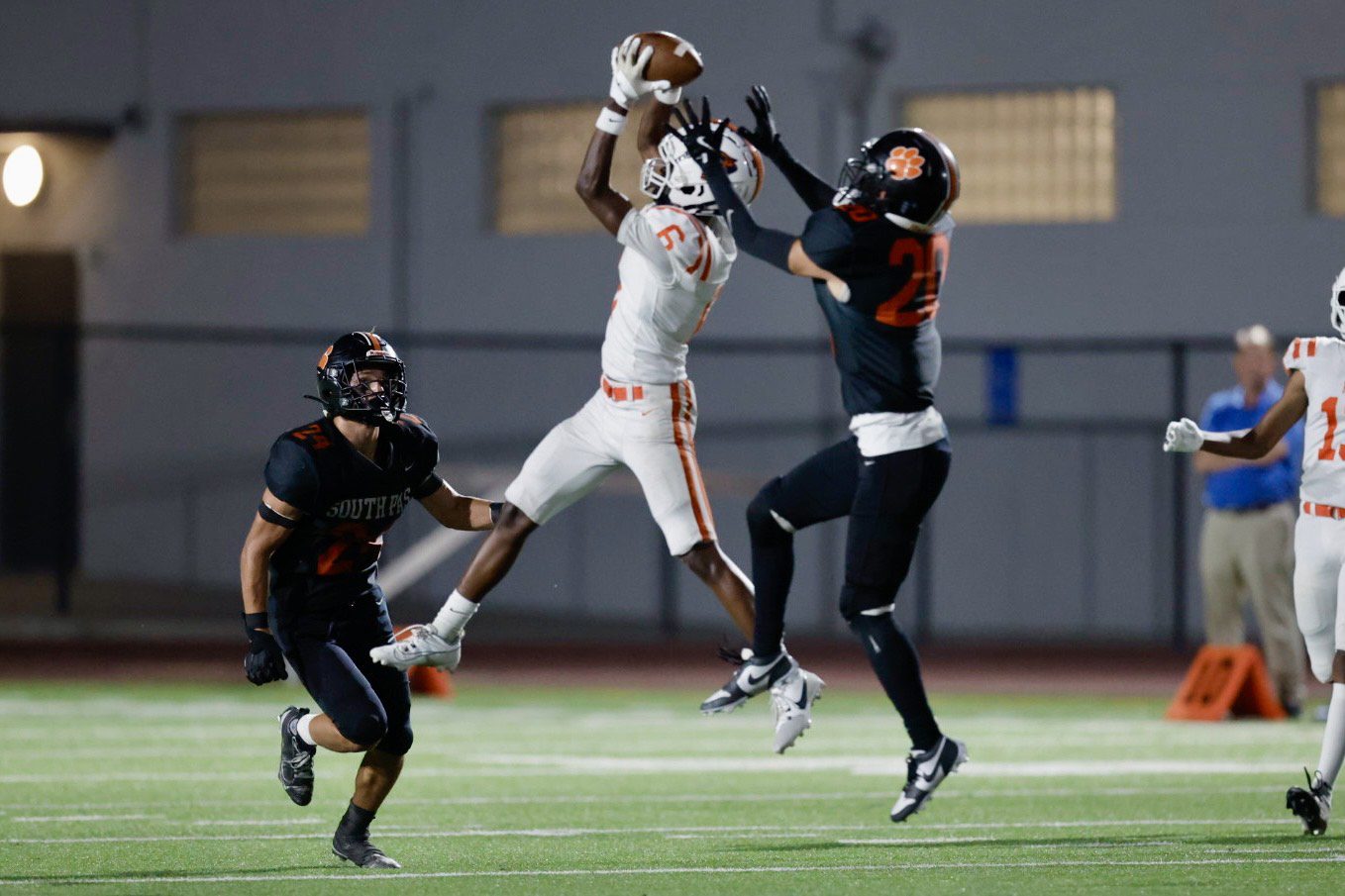 | The South Pasadenan | South Pasadena News PHOTO: Dan Rider | The South Pasadenan | South Pasadena High returned to action turning away visiting Pasadena Poly 55-7 in the Rio Hondo League football season opener for both teams.