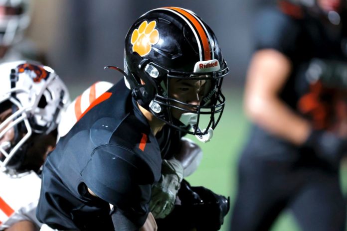 PHOTO: Dan Rider | The South Pasadenan | South Pasadena High returned to action turning away visiting Pasadena Poly 55-7 in the Rio Hondo League football season opener for both teams.