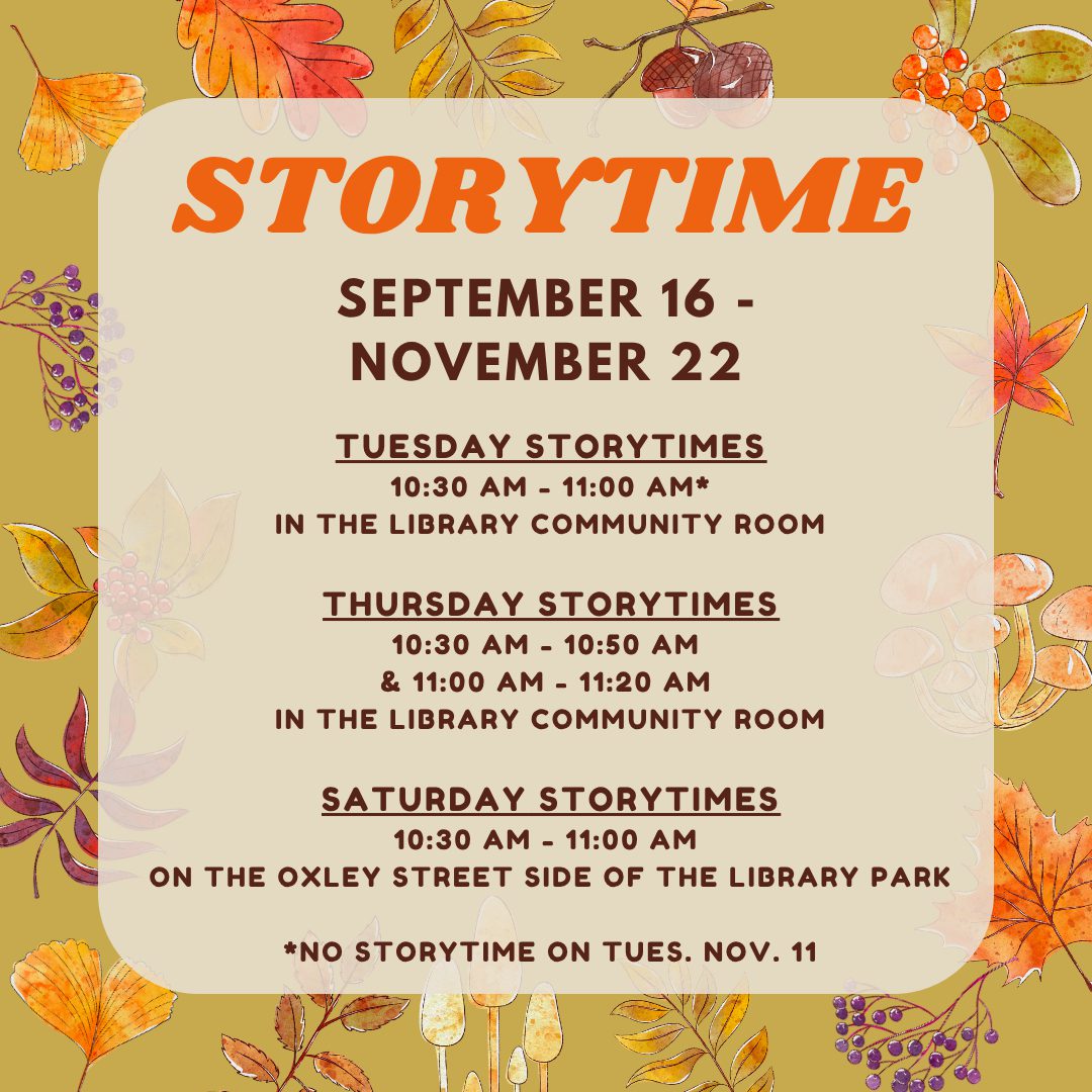 PHOTO: South Pasadena Library | The South Pasadenan | Join Fall Storytime at the South Pasadena Library — Fun Learning for Kids!