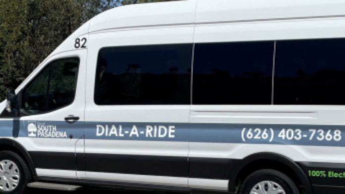 PHOTO: City of South Pasadena | The South Pasadenan | ree Transportation Service for South Pasadena Seniors and Residents with Disabilities