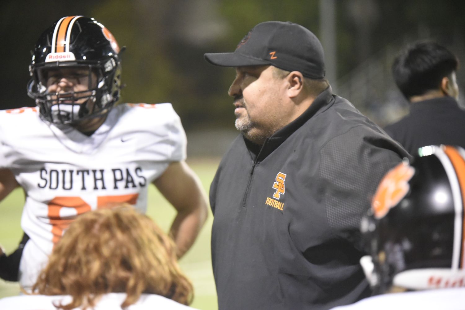 PHOTO: J.Ruiz | The South Pasadenan | It took South Pasadena High nearly 50 years to celebrate its first outright Rio Hondo League football championship Friday night, as the Tigers turned away La Cañada 28-10 on the road.