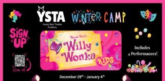 PHOTO: YSTA | The South Pasadenan | YSTA Announces Winter Camp Production of Willy Wonka Kids! A Sweet Treat