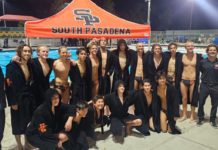 CIF Finals Water Polo | South Pasadena Tigers Team Advances PHOTO: CB Richards South Pasadena High’s varsity water polo term advance to the CIF-Southern Section finals Tuesday night with a 15-10 victory over Diamond Bar in the semi-finals.