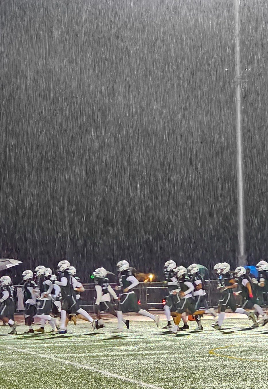 PHOTO: SPHS | The South Pasadenan | South Pasadena Football Advances to CIF Semifinals with 41-7 win over Palmdale on the road, in the rain.