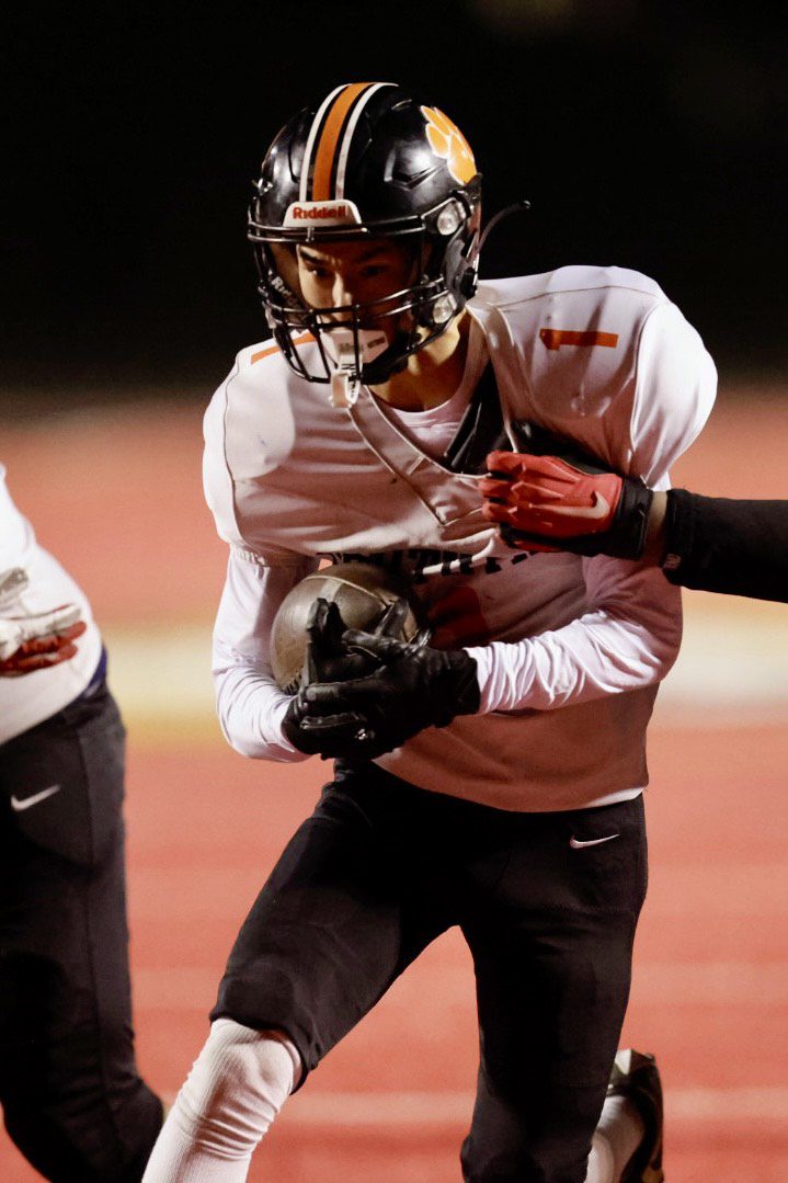 | The South Pasadenan | South Pasadena News PHOTO: Dan Rider | The South Pasadenan | South Pasadena High is now only one win away from playing in the CIF-Southern Section Division 10 championship game. On Friday night, the Tigers knocked off Valley View 34-31 in a quarterfinal road game played in Moreno Valley.