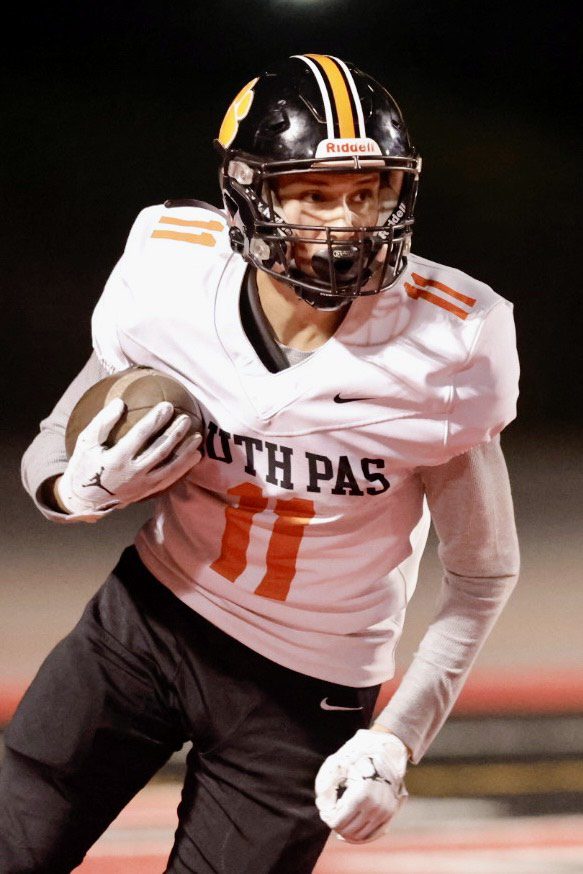 | The South Pasadenan | South Pasadena News PHOTO: Dan Rider | The South Pasadenan | South Pasadena High is now only one win away from playing in the CIF-Southern Section Division 10 championship game. On Friday night, the Tigers knocked off Valley View 34-31 in a quarterfinal road game played in Moreno Valley.