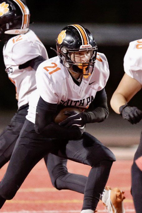 | The South Pasadenan | South Pasadena News PHOTO: Dan Rider | The South Pasadenan | South Pasadena High is now only one win away from playing in the CIF-Southern Section Division 10 championship game. On Friday night, the Tigers knocked off Valley View 34-31 in a quarterfinal road game played in Moreno Valley.