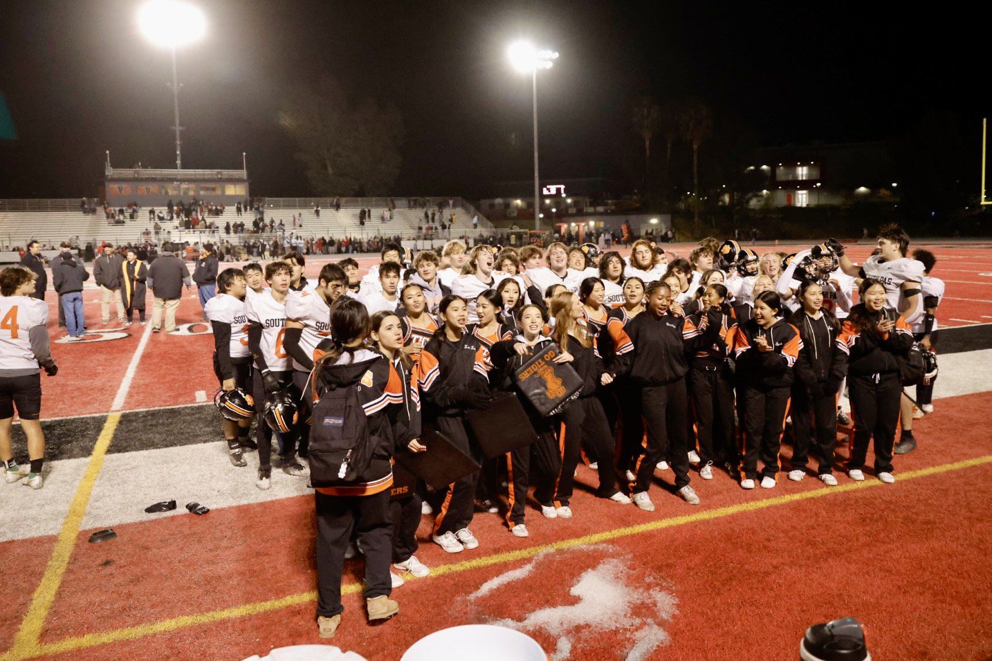 | The South Pasadenan | South Pasadena News PHOTO: Dan Rider | The South Pasadenan | South Pasadena High is now only one win away from playing in the CIF-Southern Section Division 10 championship game. On Friday night, the Tigers knocked off Valley View 34-31 in a quarterfinal road game played in Moreno Valley.
