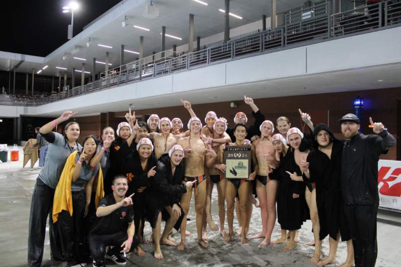 PHOTO: CB Richards | SPHS SPORTS | A late goal Saturday against Cate High of Carpenteria gave South Pasadena High its first CIF water polo championship in 30 years.