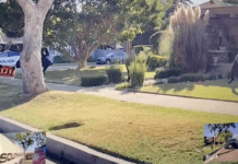 Man Throws Large Rock at South Pasadena Police Car | Dash-cam Captures The Incident