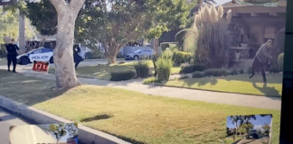 Man Throws Large Rock at South Pasadena Police Car | Dash-cam Captures The Incident