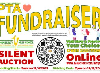 Monterey Hills PTA Silent Auction & Raffle Fundraiser!