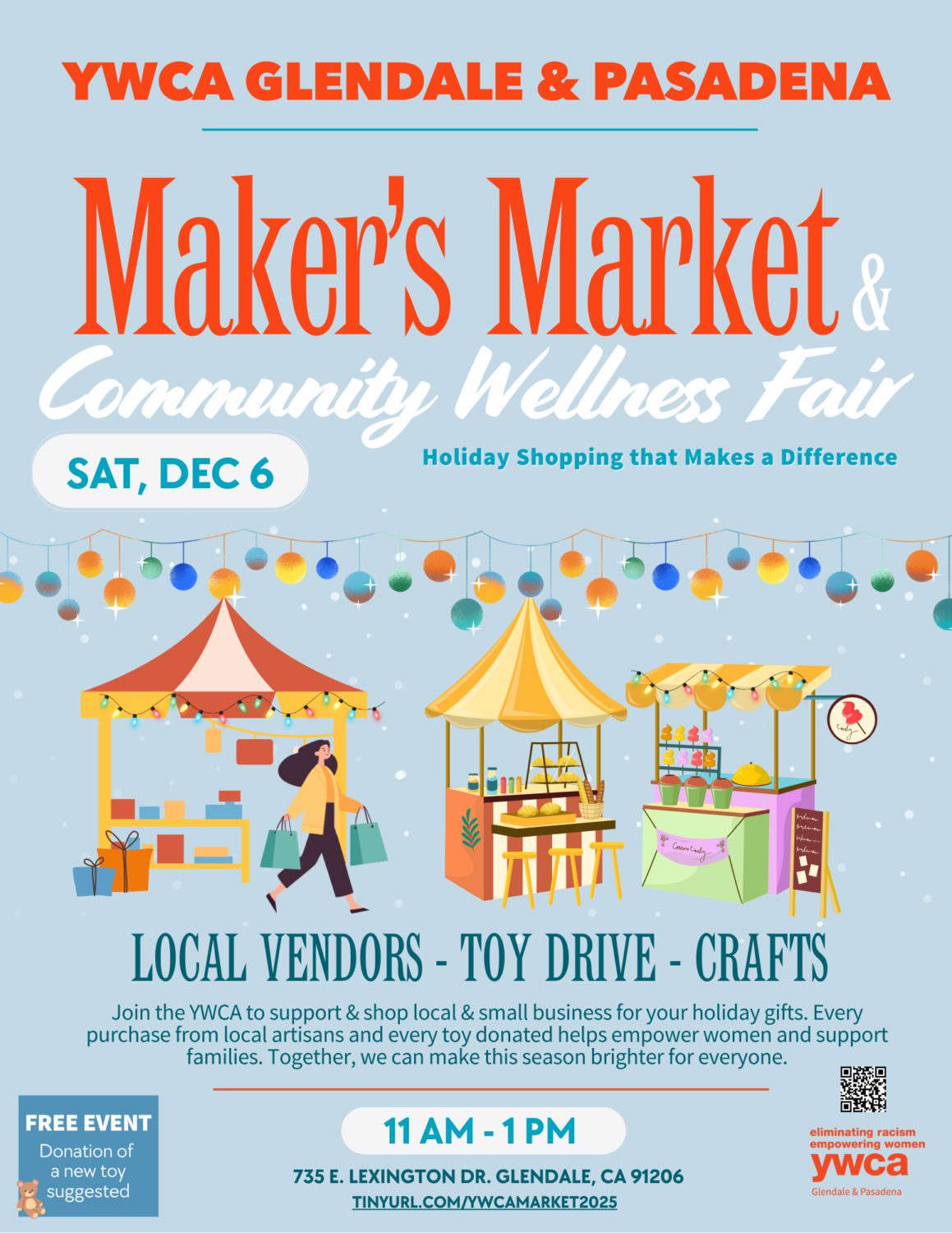 PHOTO: YWCA | The South Pasadenan | Holiday Maker’s Market and Wellness Fair